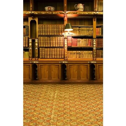 5x7ft library Backdrop-books Photo Backgroun