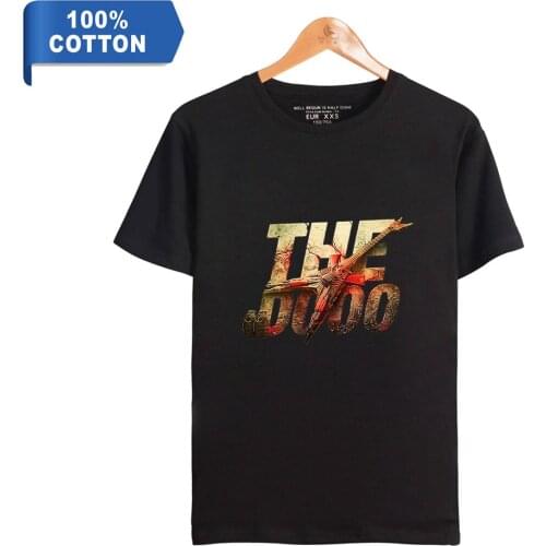 TheDooo 100% Cotton T-shirt Men Summer Short Sleeve T shirt Hot Sale Casual Streetwear Tops