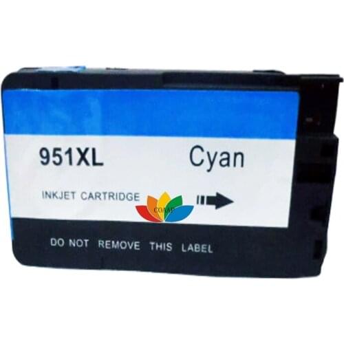 1PCS Compatible ink Cartridge for hp951 HP 951XL CYAN Office Jet Pro 8100 8600 8660 8600e 8620 8100 8600e 8600 plus