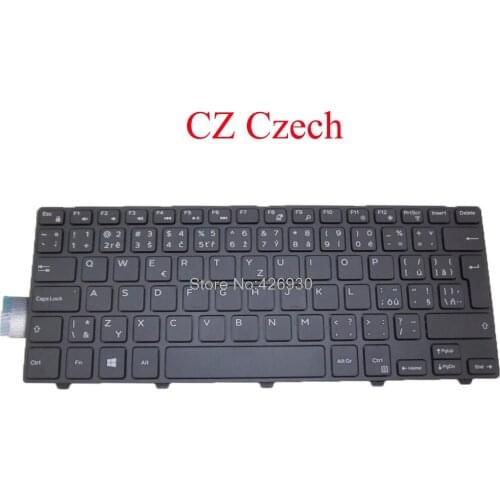 CZ Keyboard For DELL For Inspiron 14 5447 3441 3442 5442 5445 5451 5452 5455 5457 5458 5459 Czech PK1313P2A27 0TY22H TY22H new