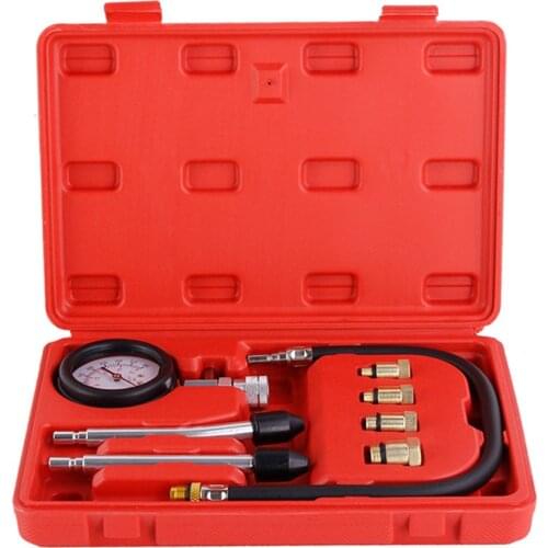 Light Orange Inspection Mirror With Telescopic Arm