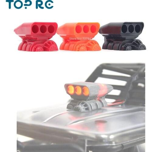 RC Car Simulation Supercharger Engine Hood Cover Air Intake Port for 1/10 AXIAL Wraith 90018 90020 Crawler RC Cars DIY upgrade