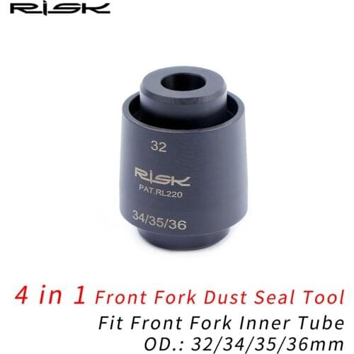 RISK New RL220 Mountain Bicycle 4-in-1 Shock Front Fork Oil / Dust Seal Installation Tool Driver Fits 32/34/35/36mm Cycling Part