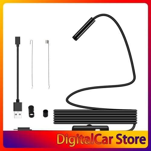 New 1m For Android WIFI Endoscope Waterproof Borescope Inspection Camera 8 LED a long effective focal length