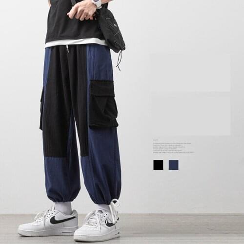 2021 New Fashion Men Cargo Pants Spring Summer Male Streetwear Casual Joggers Pants Men Hiphop Trousers Men Trousers Sweatpants
