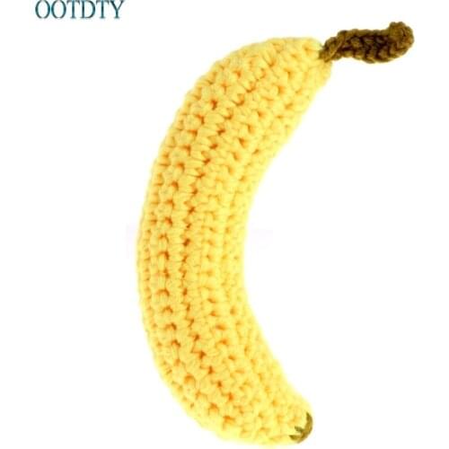 New Baby Kids Child Cute Crochet Knit Banana Toy Photography Props Equipment Outfits #330