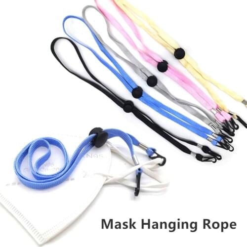 Mask Adjustable Hanging Rope Face Mask Lanyard Safety Mask Rest&Ear Holder Neck Hang Rope With Hook Mascarillas Accessories