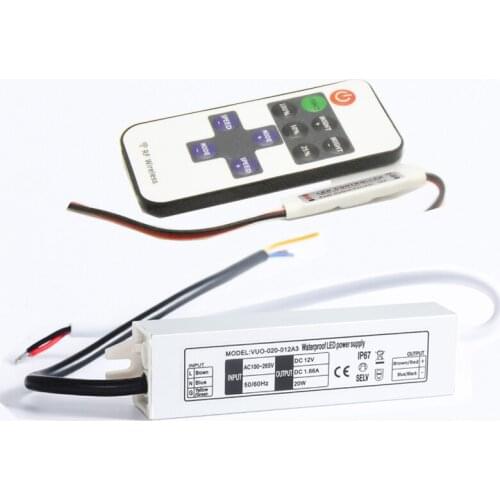 IP67 60W 80W 100W LED Power Supply AC100-240V to 12V 24V dc Transformer