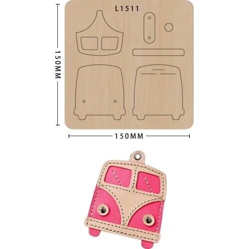 Scrapbooking Die Cut Cute Little Car Pendant Diy Handmade Wooden Die-cutting Template Cutting Mold Wood Die