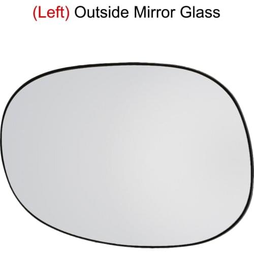 KKMOON Left Right Outside Mirror Glass Rearview Mirror Glass for CITROEN C2 C3I C3 Pluriel XSARA Picasso 8151GE 8151GF