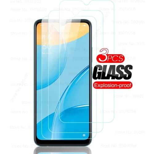Oppoa15 glass 3pcs screen protector tempered glass for oppo a15 a 15 15a 2020 6.52'' smartphone protective film guard cover