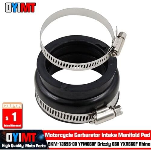 Carburetor Intake Manifold Pad For Yamaha 5KM-13596-00 YFM660F Grizzly 660 2002-2008 YXR660F Rhino 660 2004-2007