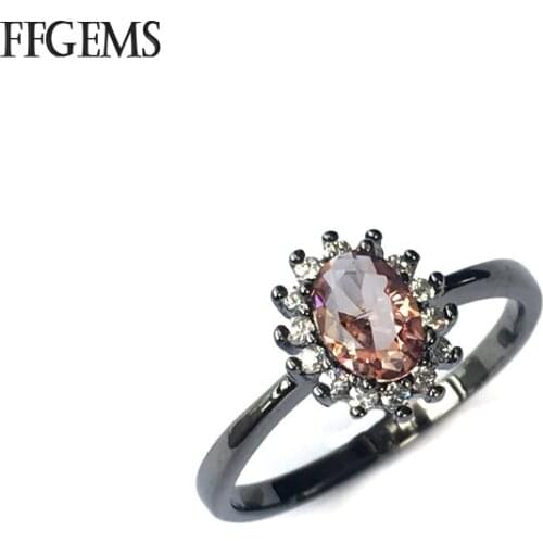 FFGems New Design Created Zultanite Rings 925 Silver Sterling Stone Color Change Fine Jewelry For Women Party Gift Box