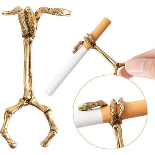 Snake Cigarettes Holder Ring Metal Finger Clip Smoking Accessory Smoker Gift
