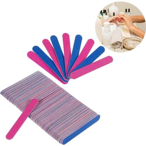 100Pcs Home Beauty Salon Double-Sided Disposable Nail File Emery Shaping Board Disposable feature can save you from the hassle