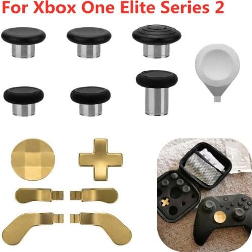 14-in-1 Gamepad Swap Joysticks D-Pad Paddles Replacement For Xbox One Elite Series 2 Controller Thumbsticks Button Set