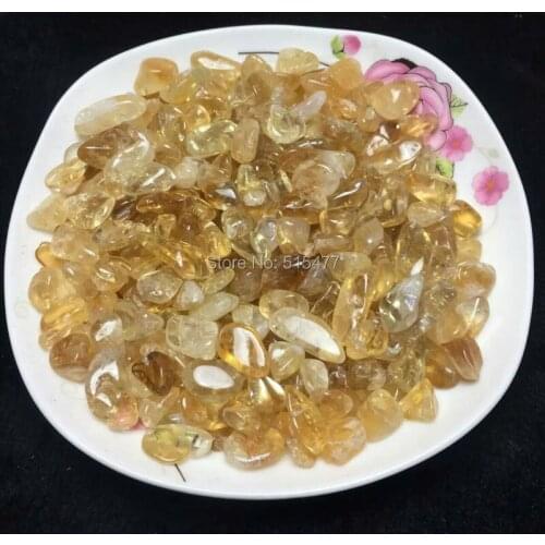 200g AAA+ Wholesale Natural Citrine Quartz Tumbled Stone Chakra Healing Reiki
