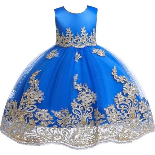 2020 Summer Kids Dresses For Girls Children Costume Girls Evening Party Christmas Princess Dress Flower Girls Dress Vestidos