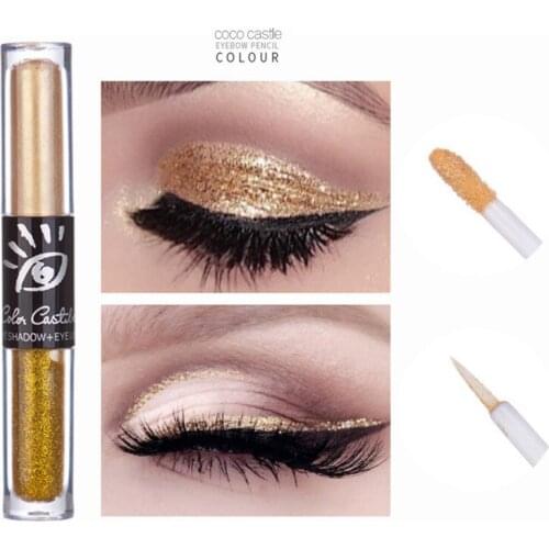 6 Color Eye Shadow Makeup Eye Shadow 1pc Magnificent Metals Glitter and Glow Eyeshadow 2 In 1 Shimmer Makeup