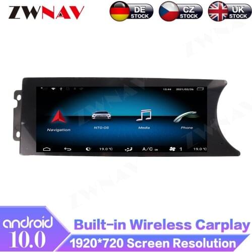 8+128G Android 10.0 Car GPS Navigation For Mecerdes Benz C-W204 2007-2011 Multimedia Player Radio 4G LTE Carplay Auto ISP Screen