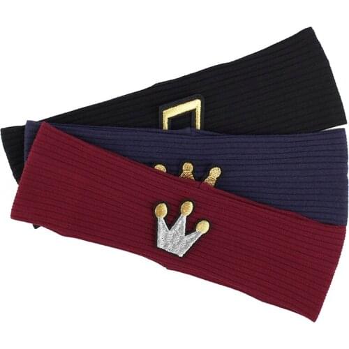 Baby Headband Crown Print Pattern Stretch Cotton Headwear Casual Soft Headwrap Fashion Childrens Kids Turban Hair Accessories