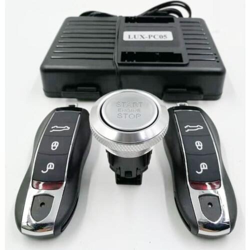 For 2005-2012 Porsche Cayman Car Add Push to Start Stop System Remote Start and PKE Keyless GO Entry CAN BUS Plug and Play