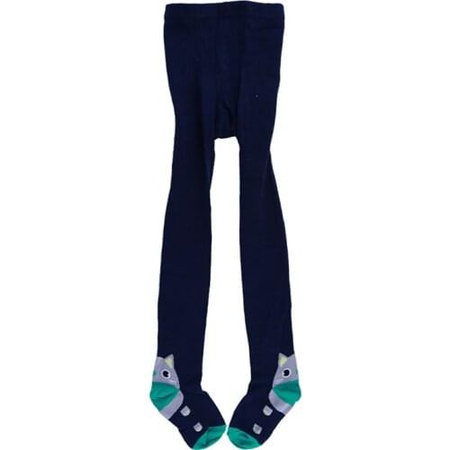 Childrens Leggings Girls Cotton Embroidered Cat Knitted Pantyhose High Quality Comfortable Breathable Exquisite Pantyhose