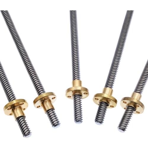 Lead Screw T8 150mm Linear Guide 3D Printers Parts helical pitch 2mm 4mm 8mm 10mm 12mm Trapezoidal Screws with nut