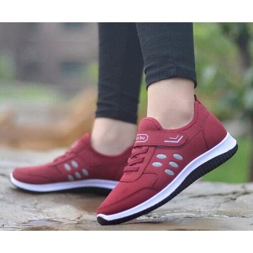 Fashion Autumn spring Women Sneakers flats Mesh Solid Casual Shoes Women Breathable Lace Up Ladies Sneakers canvas shoes