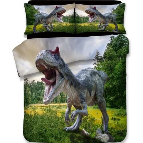 3D Dinosaur Print Bedding Set Duvet Covers Pillowcases NEW Comforter Bedding Sets Bedclothes Bed Linen 10