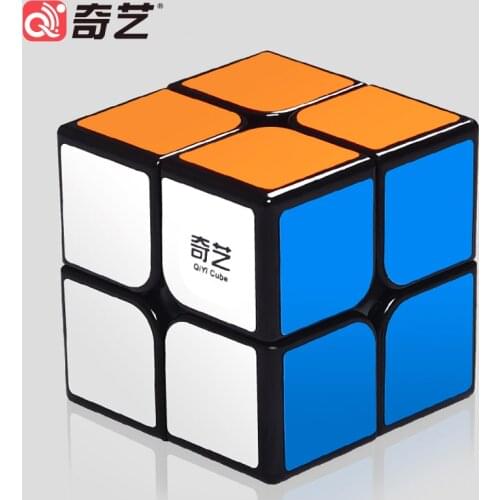 Qiyi 2x2x2 Cube Professional 5.1CM Speed Cube for Kids Boy Magic Cube Puzzle Neo Cubo Magico Sticker for Children Education Toys