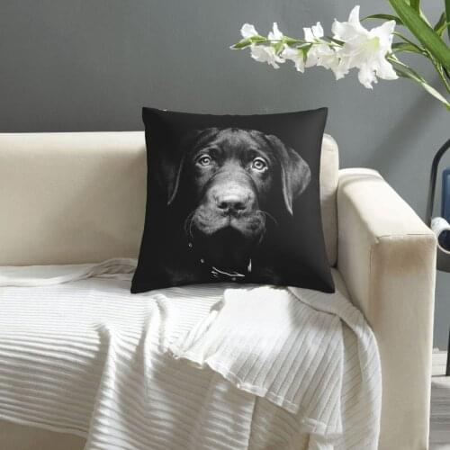 Labrador Puppy,dog pillowcase printed cushion cover sofa waist pillow pillow cover