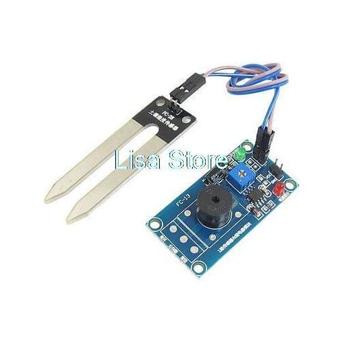 DC 12V Voltage 50 x 25mm PCB Board Size Module w Sensor 3-5s Delayed Time Soil Moisture Alarm Mode Relay Module