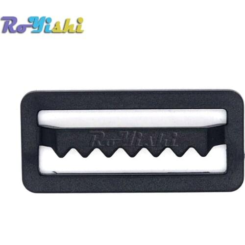 40mm Webbing Plastic Adjust Tri-Glide Slider Buckle Hardware for Outdoor Backpack Apparel Webbing Straps