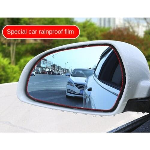 2Pcs Car Rearview Mirror Anti Fog Film Anti Rain Coating Waterproof Rainproof Film Car Window Foils Protective Films