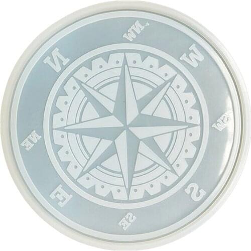 Tray Cup Mold Compass Tray Cup Kitchen Bar Fruit Trays Tabletop Office Home Decorations