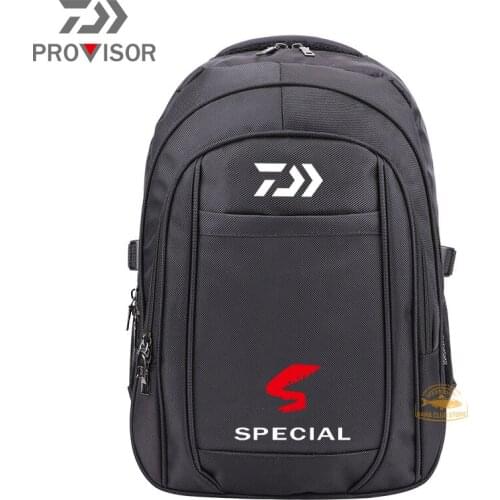 2021 New DAIWA Fishing Bag Male Outdoor Fishing Breathable Wear-resistant Backpack Hiking Large Capacity Waterproof Backpack