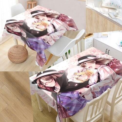 Custom Renko Usami Tablecloth Forest Art Kitchen Dining Table Decoration Home Rectangular Party Table Covers More Size 0318
