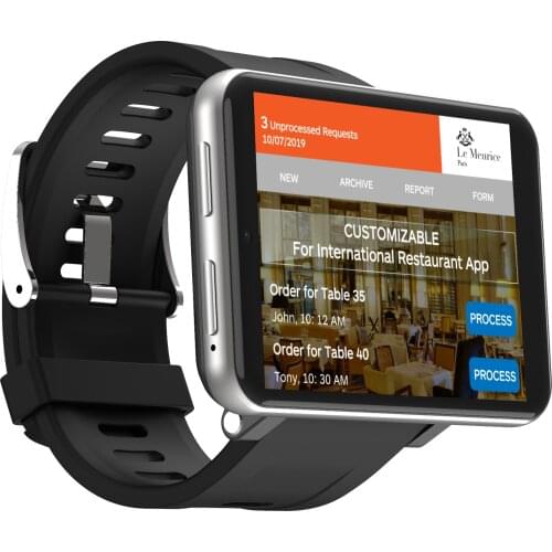 2700mah big battery smartwatch LEMFO LEMT 2.86inch Android 7.1 3GB+32GB SIM Card GPS WiFi 4G smart watch