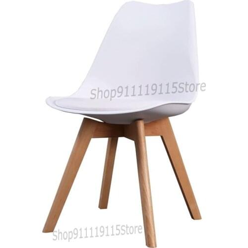 Chair Dormitory Chair Household Nordic Modern Simple Back Plastic Creative Leisure Bedroom Dining Chair Minimalist
