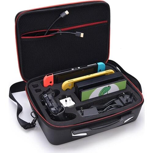 Bevigac Portable Travel Carrying Case Storage Messenger Bag Organizer with Shoulder Strap for Nintendo Switch Lite Accessories