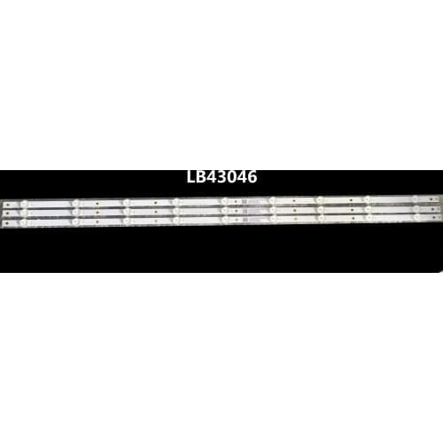 Led backlight strip 9 lamp for 43'' TV LB43046 V0_02 V0_00 43PFS5803/12 43PFS5823/12 LC430DUY SH A1 TPT430H3