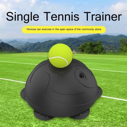 Tennis Training Device With Ball Single Training Rebound Device Practice Self-Duty Tennis Self-Learning Practice Aid With Ball
