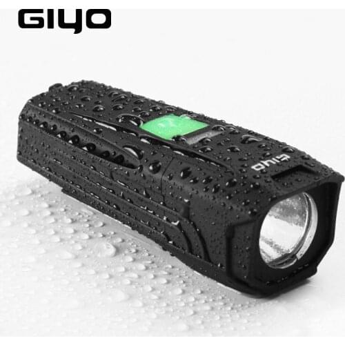GIYO 450 Lumen Waterproof Bicycle Flash Light for MTB Road Bike Front Handlebar Lantern USB Rechargeable Led Headlights