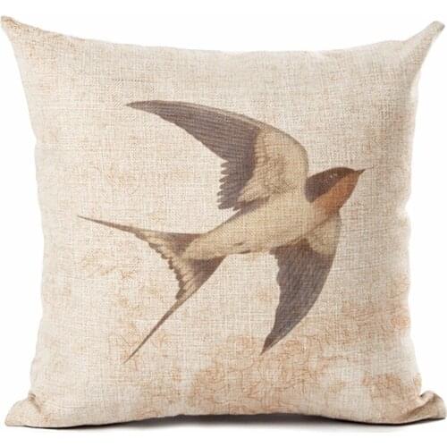 High Quality Retro Wild Goose Cushion Cover Decorative Sofa Throw Pillow Car Chair Home Decor Pillow Case almofadas Cojines