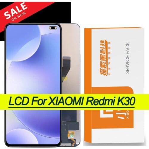Original 6.67" Display with frame for Xiaomi Redmi K30 LCD Display Touch Screen Digitizer 4G 5G Assembly RedmiK30 Repair Parts