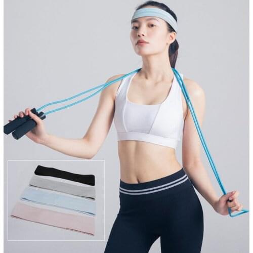 Aolikes 1Pcs Elastic Absorbent Sweat Yoga Running Fitness Headband Hair Bands Head Prevent