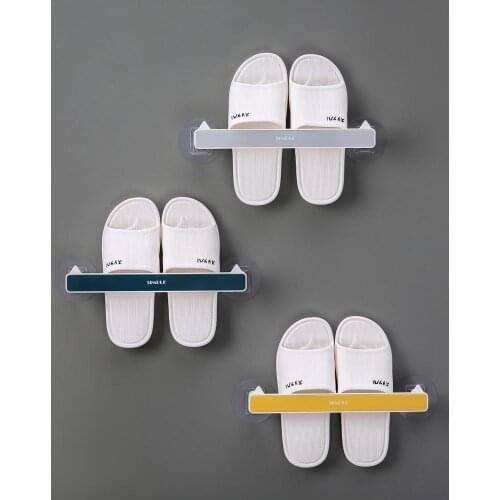 1pc Wall Mounted Shoes Rack Shoe Hanging Holder Shoe Organizer Slippers Storage Rack Drainer Home Organizer Shelves