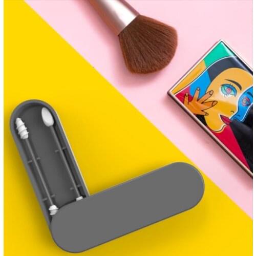 2/1Pcs Ear Cleaning Silicone Makeup Swabs Sticks Reusable Cotton Swab Ear Pick Spiral Cleaner Tool Cleanable Sticks Buds Tool