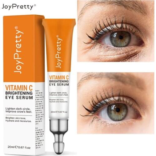 Vitamin C Remove Dark Circles Eye Cream Serum Hyaluronic Acid Brighten Moisturizing Anti-Wrinkle Anti Eye Bags Firming Skin Care